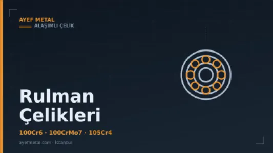 Rulman Çelikleri — AYEF Metal