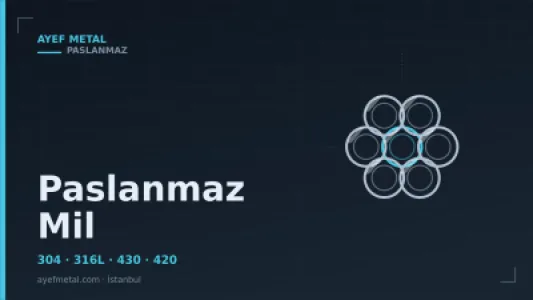 Paslanmaz Mil — AYEF Metal