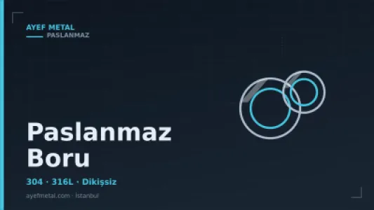 Paslanmaz Boru — AYEF Metal